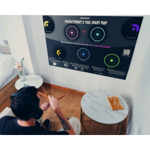 AeroBand PocketDrum 2 MAX Elektronisches Schlagzeug Tragbares Air Drum MIDI