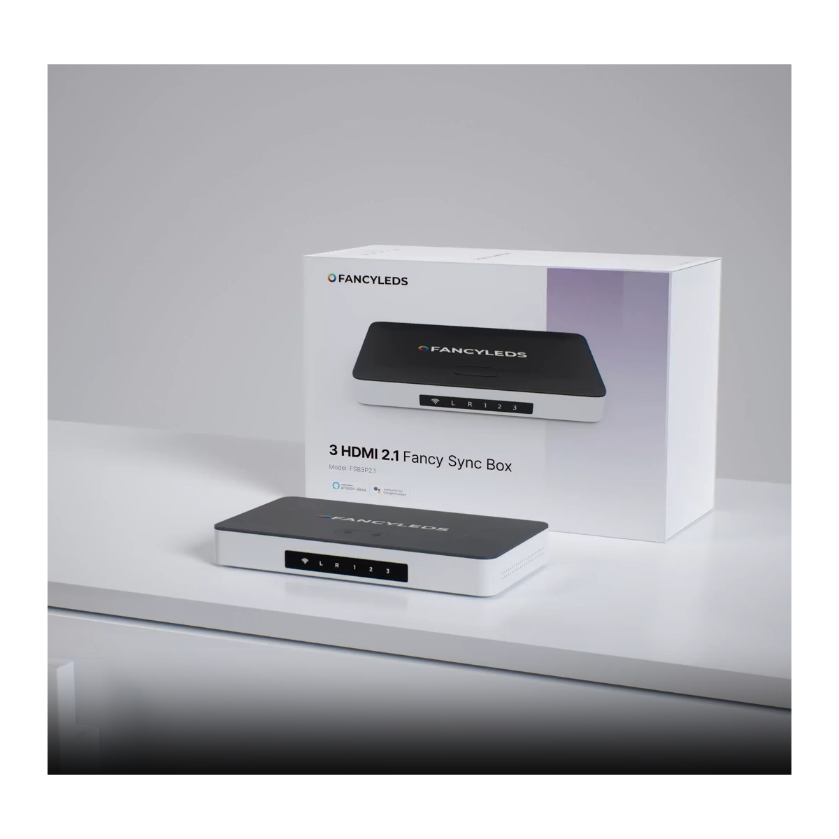 3 Port 2.1 Fancy Sync Box HDMI 2.1 LED A box