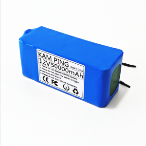 KAM PING 12V 5Ah Li Ion Akku DC Bullet LED Notstrom Batterie kompakt