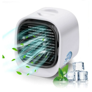 Mini Air Cooler USB Klimaanlage Luftkühler Ventilator LED tragbar
