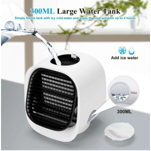 Mini Air Cooler USB Klimaanlage Luftkühler Ventilator LED tragbar