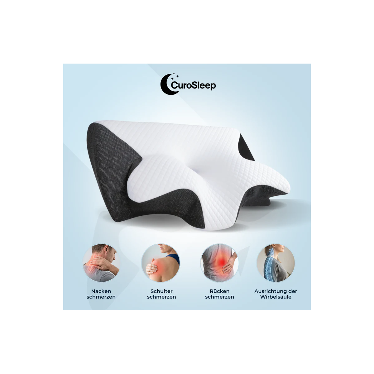CuroSleep Schlafkissen Orthopädisch box