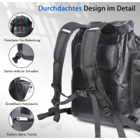 FITFORT FS01 Fahrradtasche Gepäckträger Schwarz Dunkel Grau Auswahl