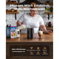 COLDFILL Milchaufschäumer elektrisch 8in1 Induktion Edelstahl 400ml