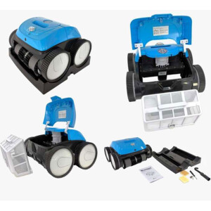 Aquallice Leopard Connect Poolroboter Akku kabellos Poolreiniger - Inklusive Original-Akku – sofort einsatzbereit