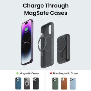 INIU BI-B43 MagPro 10000mAh MagSafe Powerbank Wireless Magnetisch Schwarz