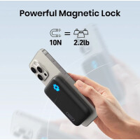 INIU BI-B43 MagPro 10000mAh MagSafe Powerbank Wireless Magnetisch Schwarz