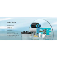 Winny 800 Poolroboter Akku Pool Cleaner WLAN App bis 180 Min 100m²