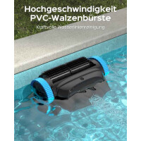 Winny 800 Poolroboter Akku Pool Cleaner WLAN App bis 180 Min 100m²