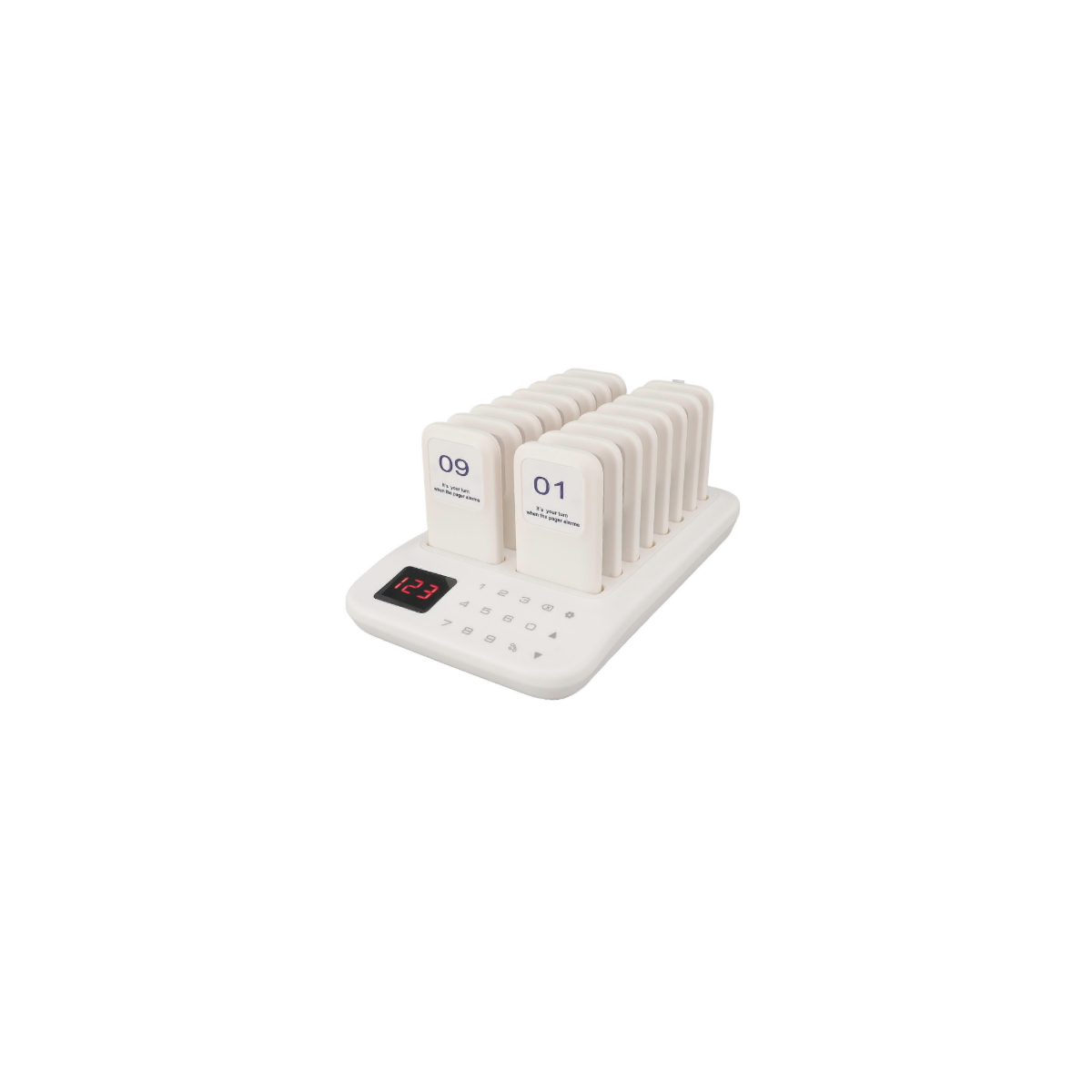 Restaurant Pager System mit 16 Funkempf& box
