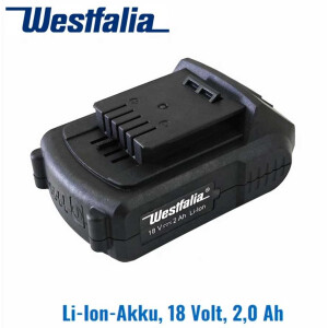 Westfalia DSS18L Akku Kompaktschleifer 18V Multischleifer mit Akku
