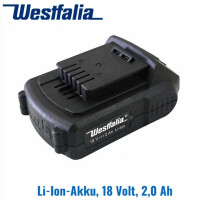 Westfalia DSS18L Akku Kompaktschleifer 18V Multischleifer mit Akku