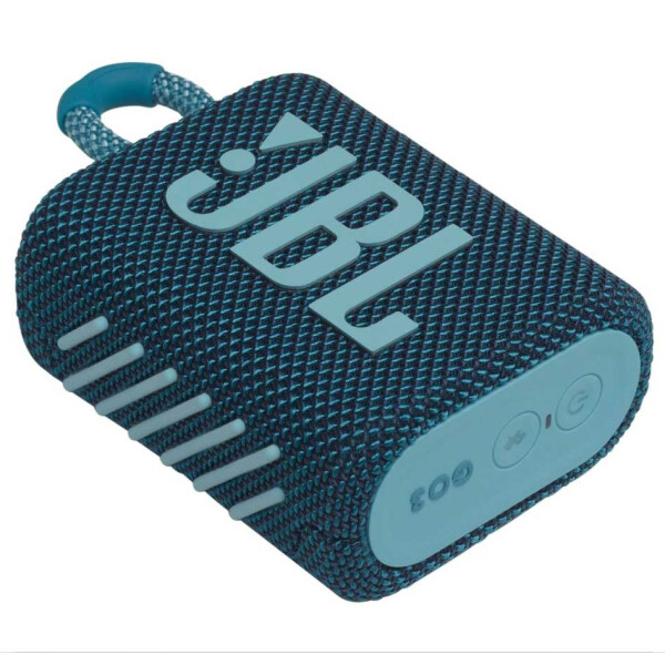 JBL GO 3 Bluetooth Lautsprecher Blau Wasserfest Tragbar Bis 5h Akku