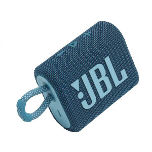 JBL GO 3 Bluetooth Lautsprecher Blau Wasserfest Tragbar Bis 5h Akku