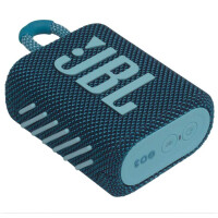 JBL GO 3 Bluetooth Lautsprecher Blau Wasserfest Tragbar Bis 5h Akku