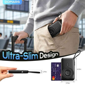 DOMARS MagSafe Powerbank 10000mAh 15W Wireless Apple Watch USB-C Schwarz