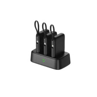 DOMARS MagSafe Powerbank 10000mAh 15W Wireless Apple Watch USB-C Schwarz