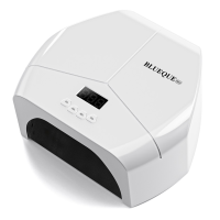 BLUEQUE 268W UV LED Nagellampe Nageltrockner 57 LEDs Timer Sensor