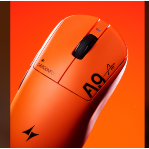 ATK A9 Air Wireless Gaming Maus PAW3950 Ultra 8K 30000 DPI Orange