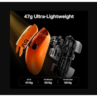 ATK A9 Air Wireless Gaming Maus PAW3950 Ultra 8K 30000 DPI Orange