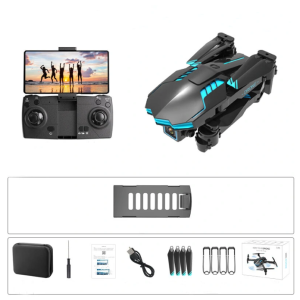 Drone X6 Folding Model 4K WiFi FPV Drohne Dual Kamera 2 Akkus