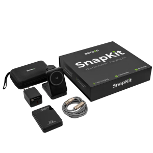 SnapKit Ladekit 3in1 Wireless Ladegerät Powerbank 30W USB-C für Apple Samsung