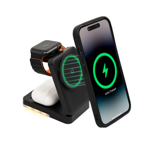 SnapKit Ladekit 3in1 Wireless Ladegerät Powerbank 30W USB-C für Apple Samsung