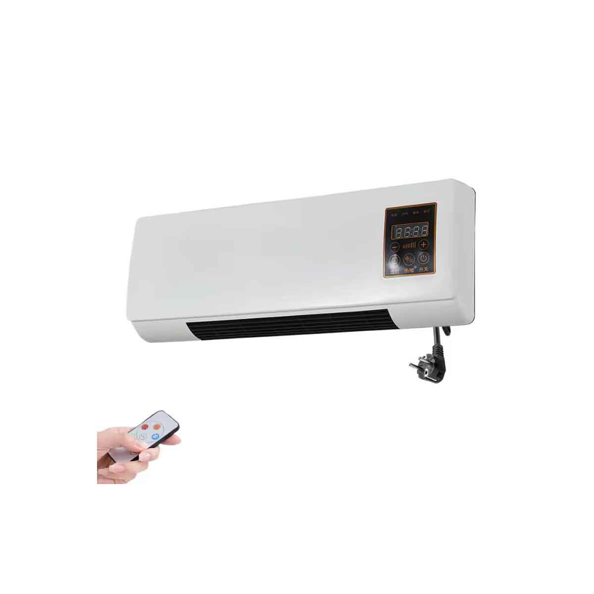 Wand Heizlüfter 1800W Ventilator 220V Timer Fernbedienu