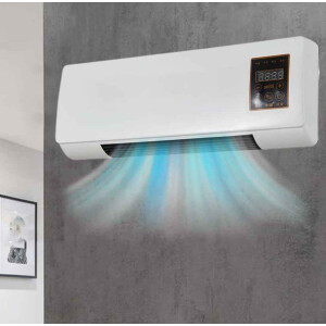 Wand Heizlüfter 1800W Ventilator 220V Timer Fernbedienung Heizgerät