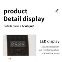 Wand Heizlüfter 1800W Ventilator 220V Timer Fernbedienung Heizgerät