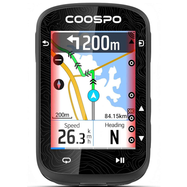 CooSpo CS600 GPS Fahrradcomputer Touchscreen Bluetooth ANT+ Navigation