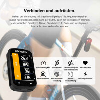 CooSpo CS600 GPS Fahrradcomputer Touchscreen Bluetooth ANT+ Navigation