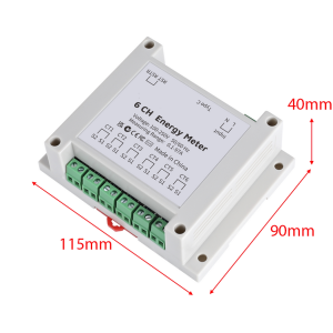 IoTorero EM6 6 Kanal WLAN Energiezähler ESPHome Home Assistant Smart Meter