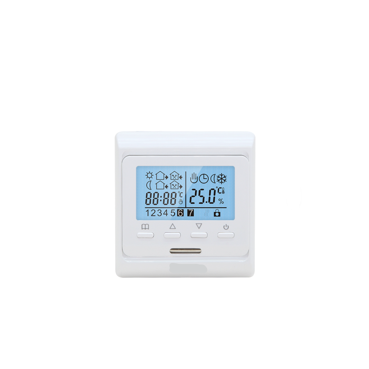 M6 LCD Raumthermostat 16A Programmierbar box