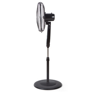 Standventilator 40cm 50W Höhenverstellbar Oszillierend 3 Stufen Schwarz