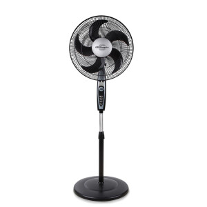 Standventilator 40cm 60W 5 Flügel Höhenverstellbar Oszillation Weiß