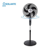 Standventilator 40cm 60W 5 Flügel Höhenverstellbar Oszillation Weiß