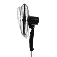 Standventilator 40cm 60W Fernbedienung Timer Leise Oszillierend 3 Modi Schwarz