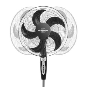 Standventilator Leise 40cm 65W Fernbedienung Timer Turbo Silent Oszillierend
