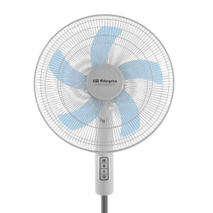 Standventilator 40cm 45W Leise Oszillierend Höhenverstellbar 3 Stufen