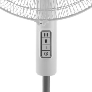 Standventilator 40cm 45W Leise Oszillierend Höhenverstellbar 3 Stufen