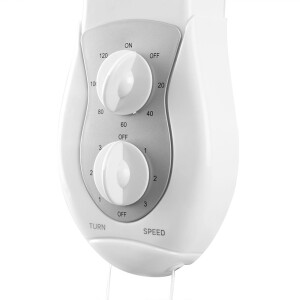 Wandventilator 40cm 40W Oszillierend 3 Stufen Timer Leise Wandmontage
