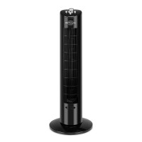 Turmventilator 60W 79cm Leise Oszillierend Timer 3 Stufen Schwarz