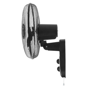 Wandventilator 40cm 40W Fernbedienung Timer Oszillierend Leise 3 Stufen
