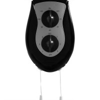 Wandventilator 40cm 40W Fernbedienung Timer Oszillierend Leise 3 Stufen