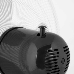Tischventilator 30cm 40W Oszillierend Leise 3 Stufen Ventilator Weiß