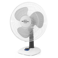Tischventilator 30cm 40W Oszillierend Leise 3 Stufen Ventilator Weiß