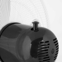 Tischventilator 30cm 40W Oszillierend Leise 3 Stufen Ventilator Weiß