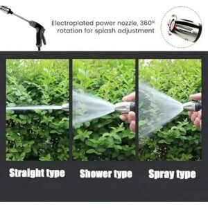 Hochdruck Sprühlanze für Gartenschlauch Wasserstrahl Reinigung Metall