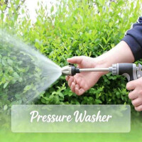 Hochdruck Sprühlanze für Gartenschlauch Wasserstrahl Reinigung Metall